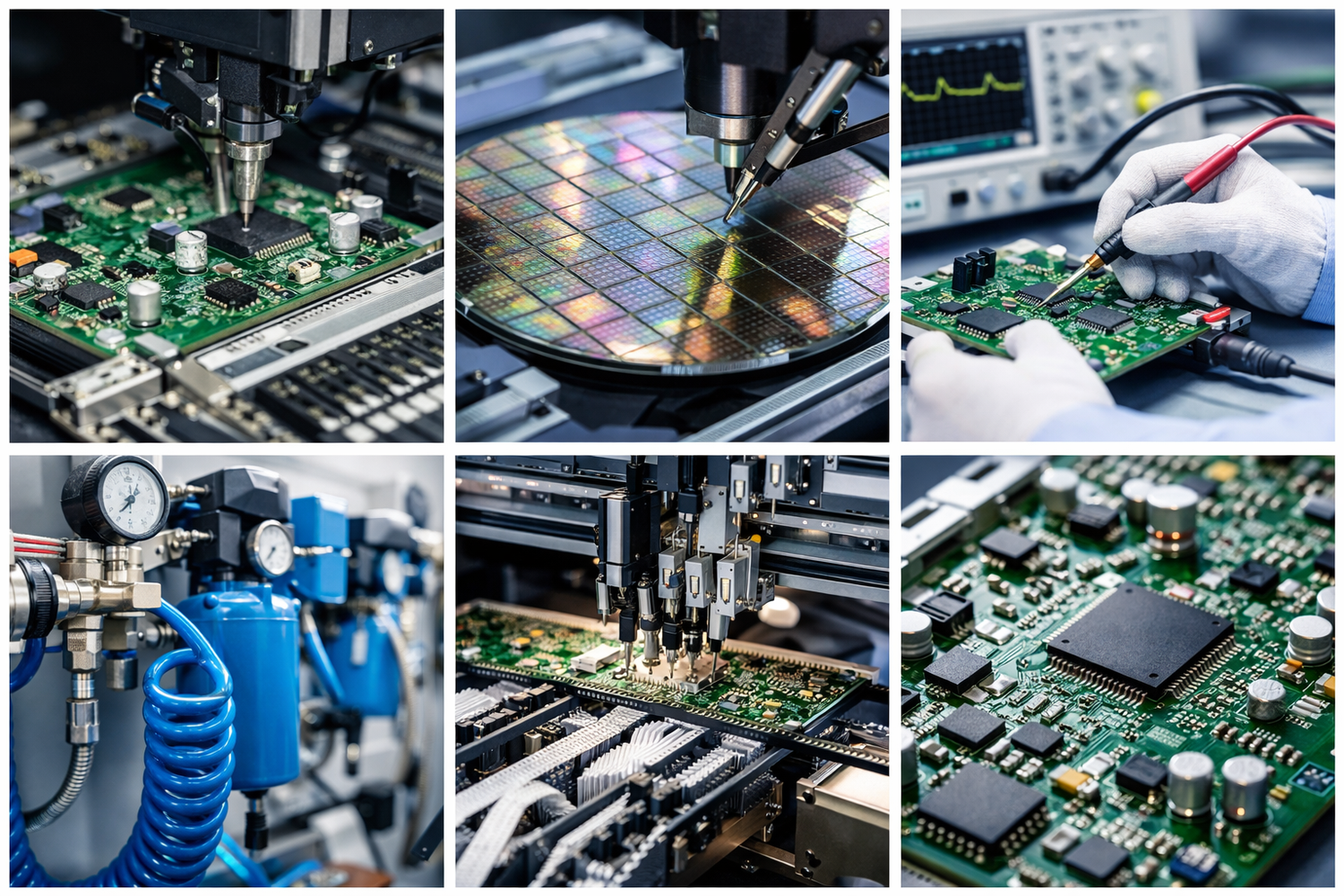 Drucklufttechnik in der Elektronikindustrie
