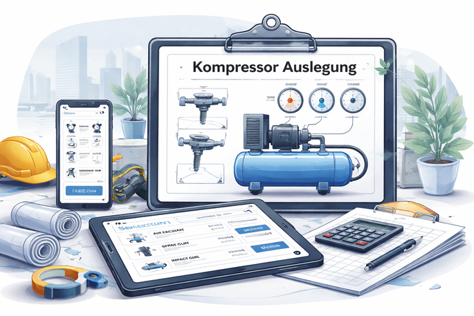 Kompressor richtig auslegen mit dem airperformance Tool