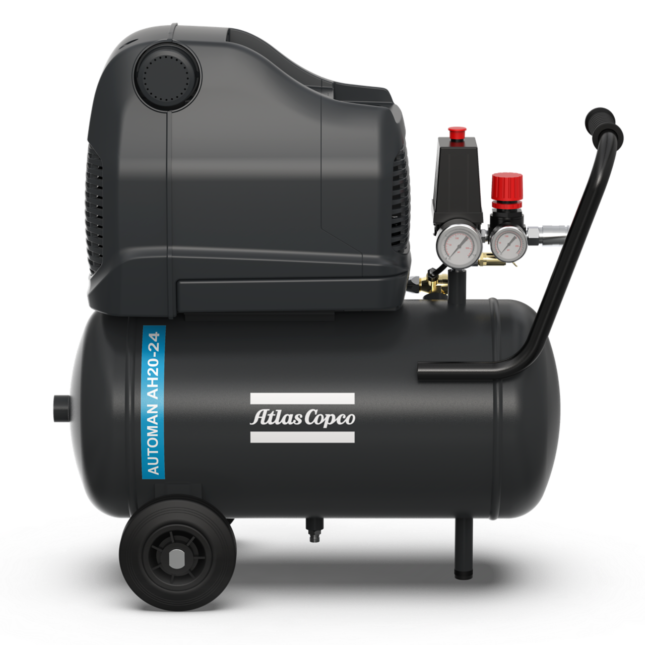 Mobiler, ölfreier Kolbenkompressor Typ Atlas Copco Automan AH 20-10 E