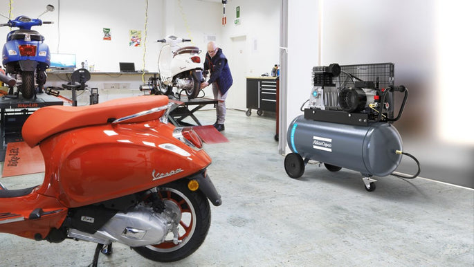 Automan Kolbenkompressor für den Werkstattbetrieb