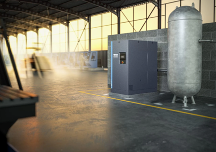 Druckluftbehälter für Schraubenkompressor