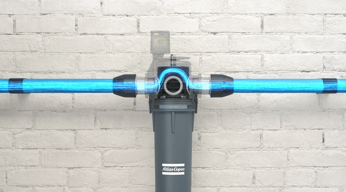 Druckluftnachfilter mit Bypass als wartungsfreundliche Lösung