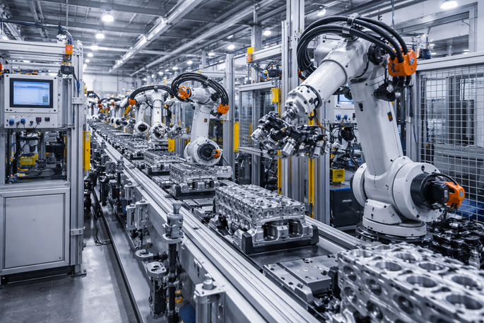 Drucklufttechnik für Fertigungsanlagen in der Automobilindustrie