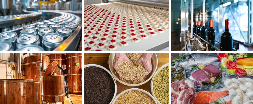 Drucklufttechnik in der Lebensmittel- und Getränkeindustrie