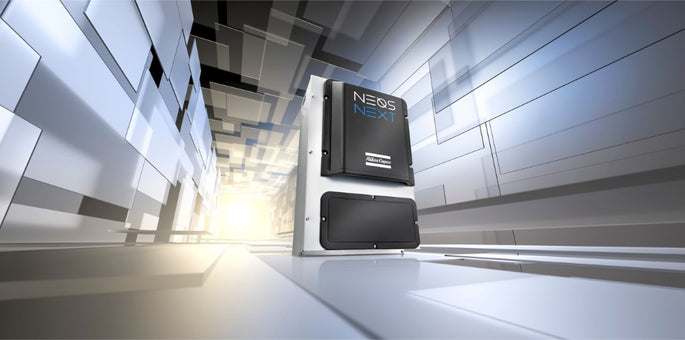 Atlas Copco Schraubenkompressor mit fortschrittlichem Neos Next Umrichter