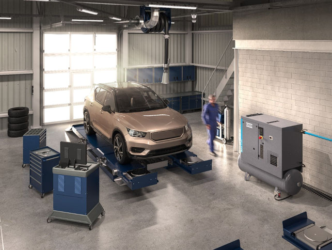 Schraubenkompressor der G-Serie für Werkstätten und Handwerk