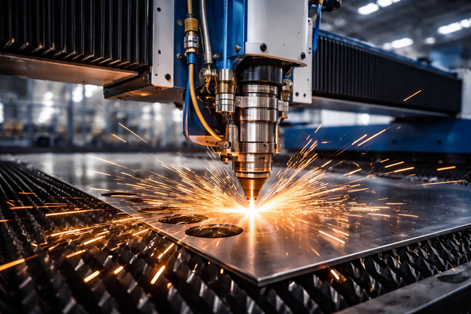 Laserschneiden mit Druckluft und Stickstoff von der Gross GmbH