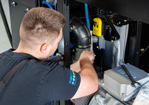 Arbeit Drucklufttechnik