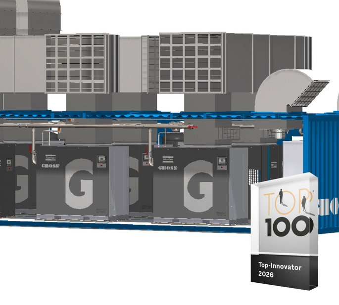 airbox Druckluftcontainer als flexible Lösung zum Kompressorraum