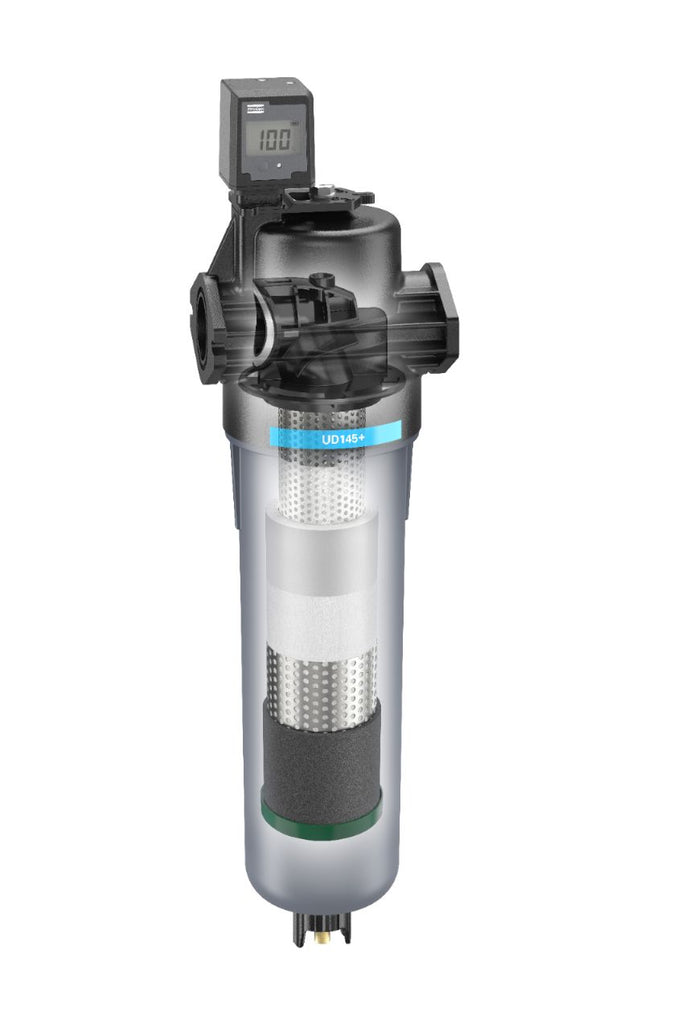 Aufbau eines Druckluftnachfilters für saubere Druckluft